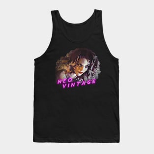 80s Neo Vintage Beauty  Girl Tank Top